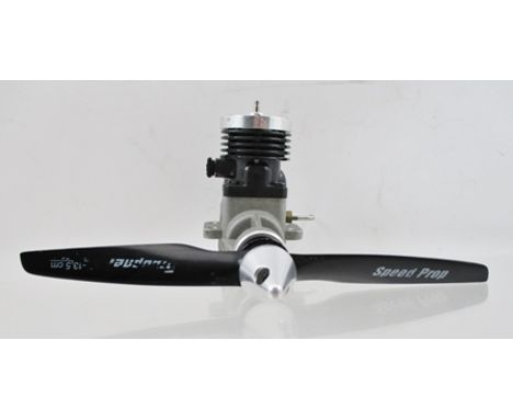 A KMA AERO MODEL ENGINE, serial No.120948, fitted speed prop and nose cone 
