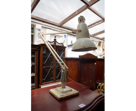 A vintage Herbert Terry anglepoise lamp. 