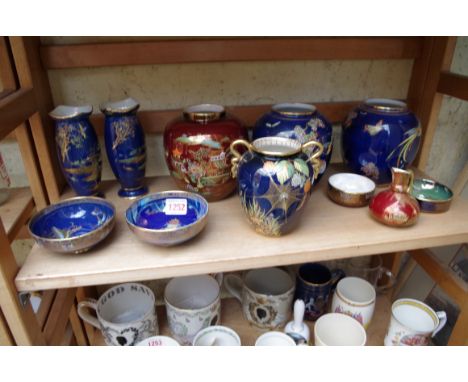 A collection of Carlton ware lustre items.Ê 