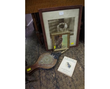 A vintage portrait photograph of a dog, by Fall, 22 Baker Street London and sundry.