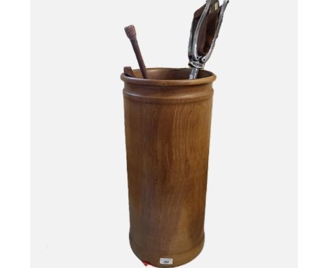A hunting crop, with a horn handle and a silver mount, another, three other crops, a riding stick by Swaine Adeney Brigg Lond