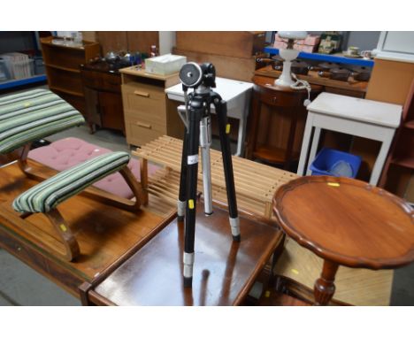 A camera tripod