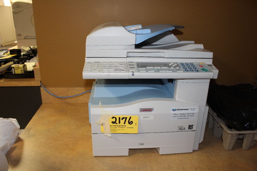 Lanier LD117 copier, Super G3.