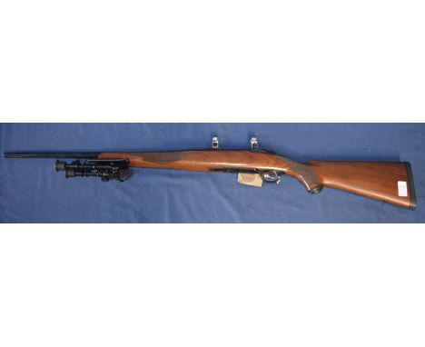 Ruger M77 MkII bolt action. 22/250rem rifle with fitted with folding bi-pod and scope ring mounts, serial no.783-59758 (secti