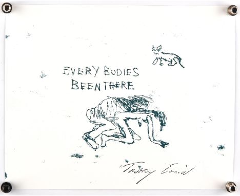 § Tracey Emin (British b.1963); 'Every Bodies Been There', 1998, lithograph printed in colours, with the artist's stamp and s