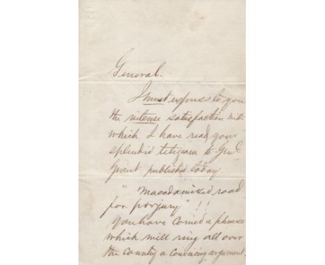 [GRANT ULYSSES S.]: (1822-1885) American President 1869-77, previously Commanding General of the United States Army 1864-69. 