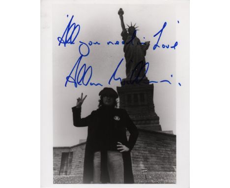 [LENNON JOHN]: WILLIAMS ALLAN (1930-2016) British Businessman and Promoter, the first manager of The Beatles. Signed 8 x 10 p