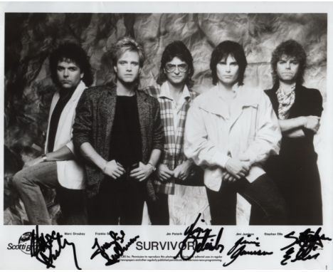 POPULAR MUSIC: Selection of signed postcard photographs and slightly larger, 8 x 10s etc., by various popular music groups in