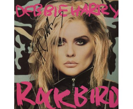 HARRY DEBBIE: (1945-&nbsp;&nbsp;&nbsp;&nbsp; ) American Singer &amp; Songwriter with the band Blondie. Signed album record sl