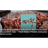 500 Lots of New and Like New Meat Alternative Laboratory and Process Equipment