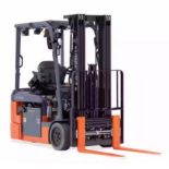 2023 Toyota 3-Wheel Electric Forklift Model 8FBE20U, Sideshifter, 48" Forks, | Rig Fee $200