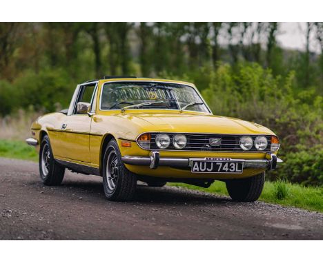 Registration - AUJ 743LChassis No. - LD.13095DM.O.T. - June 2024Odometer - 93,500 This Triumph Stag has the desirable manual 