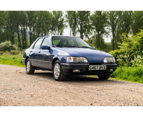 Registration - G467 BVXChassis No. - WF0AXXGBBALL36158M.O.T. - TBCOdometer - 20,200 This tremendous 1990 Ford Sierra Ghia is 