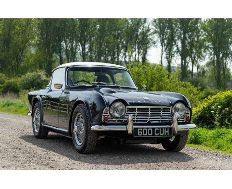 Registration - 600 CUHChassis No. - CT20219M.O.T. - ExemptOdometer - 66,737This much-cherished 1963 Triumph TR4 is described 