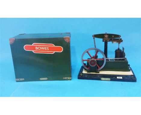 A Stuart beam engine, 35cm wide