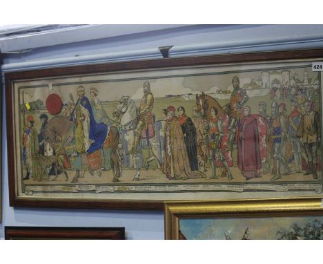 Print after Charles A. Buchel, 'King Richard II', 35 x 102cm