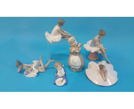 Six various Nao figures