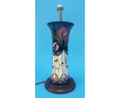 A Moorcroft Mackintosh table lamp