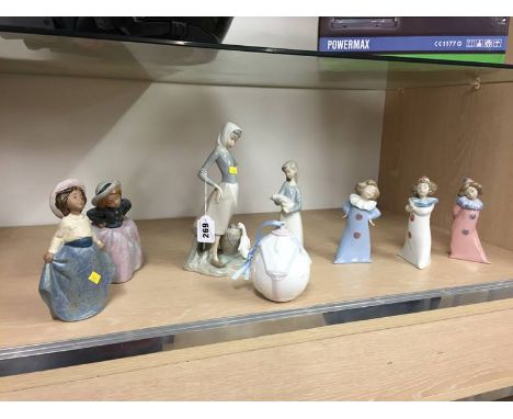 Collection of Nao figurines