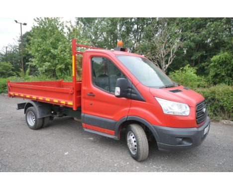 A 2014 FORD TRANSIT PICKUP/TIPPER - LL64 FYJ - This vehicle was first registered in November 2014. A VDI check shows 0 previo