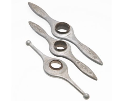 THREE ROLEX OYSTER CASE OPENING TOOLS. Sizes 20.2mm , 22.5mm, 28.3mm.