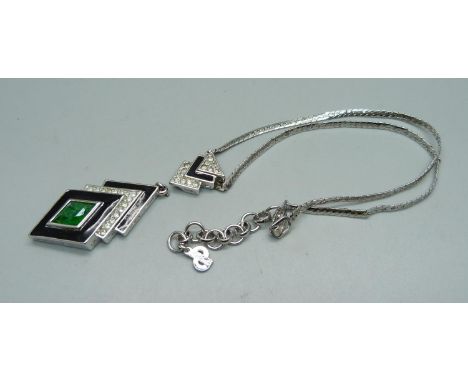 A vintage Christian Dior necklace marked Grosse, a/f 