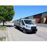 **(ONLY K MILEAGE)** 2021 FORD TRANSIT 350 LEADER XLWB L4H1 DROPSIDE >>--NO VAT ON HAMMER--<<