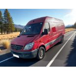 2013 MERCEDES-BENZ SPRINTER 313 CDI LWB HIGH ROOF PANEL VAN