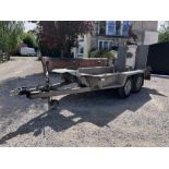 IFOR WILLIAMS PLANT TRAILER GH94BT – 9X4FT BEAVERTAIL >>--NO VAT ON HAMMER--<<
