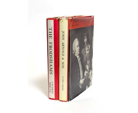 Mercer, Vaudrey The Frodshams, Antiquarian Horological Society, 1981, first edition, dust wrapper; idem, John Arnold &amp; So
