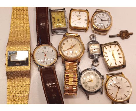 A COLLECTION OF VINTAGE WATCHES INC LCD