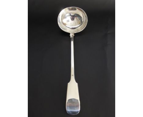 A Solid Silver Scottish Hallmark Punch Ladle, dd 1839 mm J.H. & Co., approx wt 200 gms.