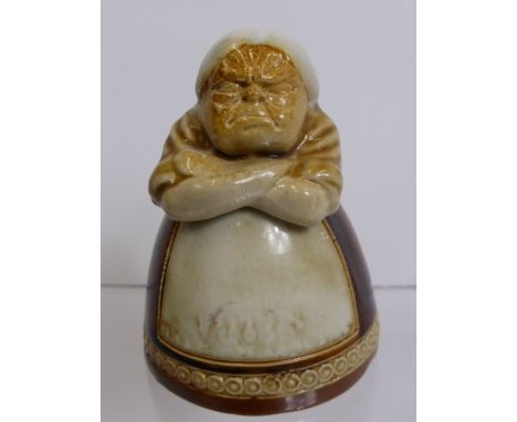 A Royal Doulton “Vote for Women” Inkwell in the form of a Grumpy Woman