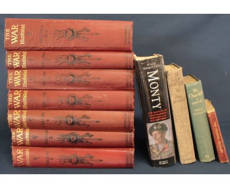 The War Illustrated Vols 1 - 9 (missing vol 3), "Monty" by Nigel Hamilton London 1994, "The Dambusters" by Paul Brickhill 1st