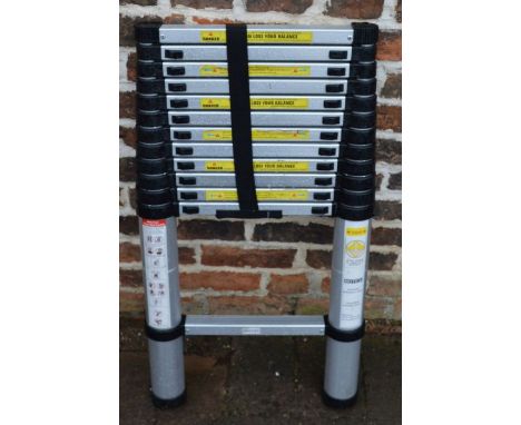 Bentley telescopic ladder extending to 2.8m