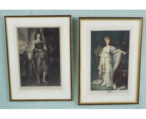 Valentine Green after Sir Anthony Van Dyke (18th century) - 'George Gordon, 2nd Marquiss of Huntly', inscribed and dated Apri