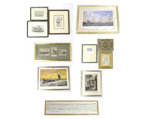 After J.Stephen Dews (20th/21st century) - 'The Americas Cup, Jubilee Regatta, 2001', signed artist's proof, numbered 109/500