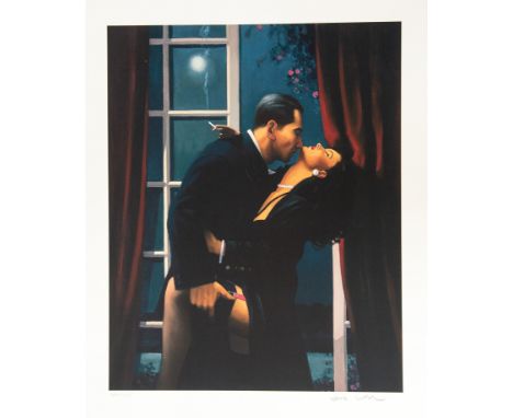 Jack Vettriano (Scottish, b.1951) Night Geometry, limited edition print numbered 309 of 495, signed l.r.Note: Artist Resale R