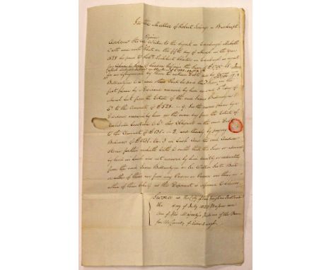 Sir Walter Scott / Literary History Interest. An intriguing bankruptcy letter involving Sir Walter Scott and publishers James