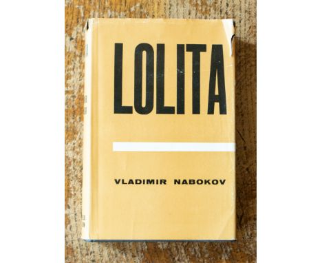 Nabokov, Vladimir. Lolita, first UK edition, London: Weidenfeld & Nicolson, 1956, dust-jacket present but torn