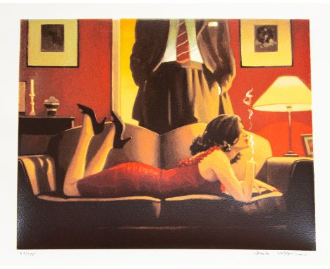 Jack Vettriano (Scottish, b.1951) The Parlour of Temptation, limited edition print numbered 49 of 295, signed l.r.Note: Artis