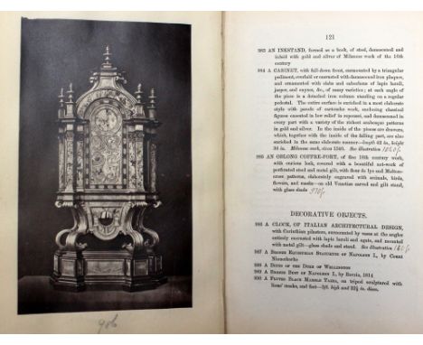 Catalogue of the Collection of Pictures, Works of Art, and Decorative Objects, the Property of His Grace The Duke of Hamilton