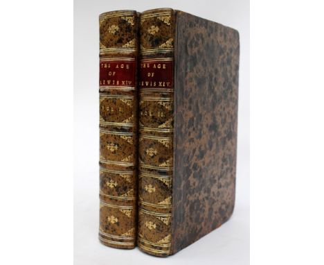 The Age of Lewis XIV, Translated from the French of Voltaire, in two volumes, first edition, London: R. Dodsley, 1752. Octavo