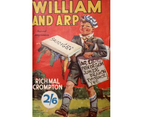 Crompton, Richmal. Collection of 23 William books, to include 1939 first edition of William and ARP; early editions and repri