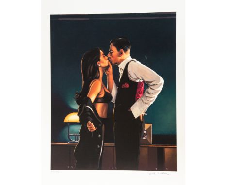 Jack Vettriano (Scottish, b.1951) Pincer Movement, limited edition print numbered 303 of 495, signed l.r.Note: Artist Resale 