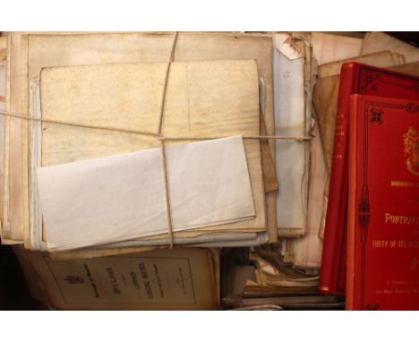 An archive of late-19th/early-20th century ephemera and printed material relating to Ilkeston in Derbyshire, including invoic