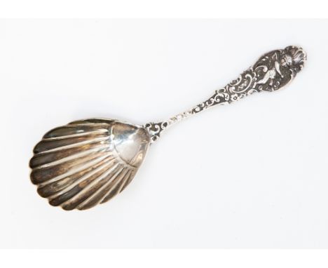 ***Biston***  Silver caddy spoon.