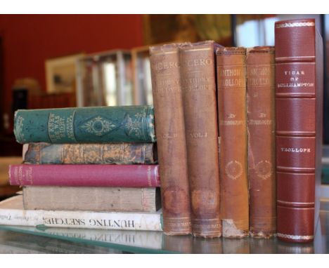 Trollope, Anthony. Collection including The Life of Cicero, first edition in two volumes, London: Chapman and Hall, 1880, red