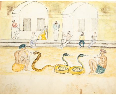 Travel / India / British Raj Interest. Manuscript book documenting a tour of India from 1857 (year of the Indian Rebellion ag
