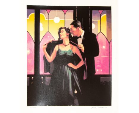 Jack Vettriano (Scottish, b.1951) Words of Wisdom, limited edition print numbered 49 of 295, signed l.r.Note: Artist Resale R
